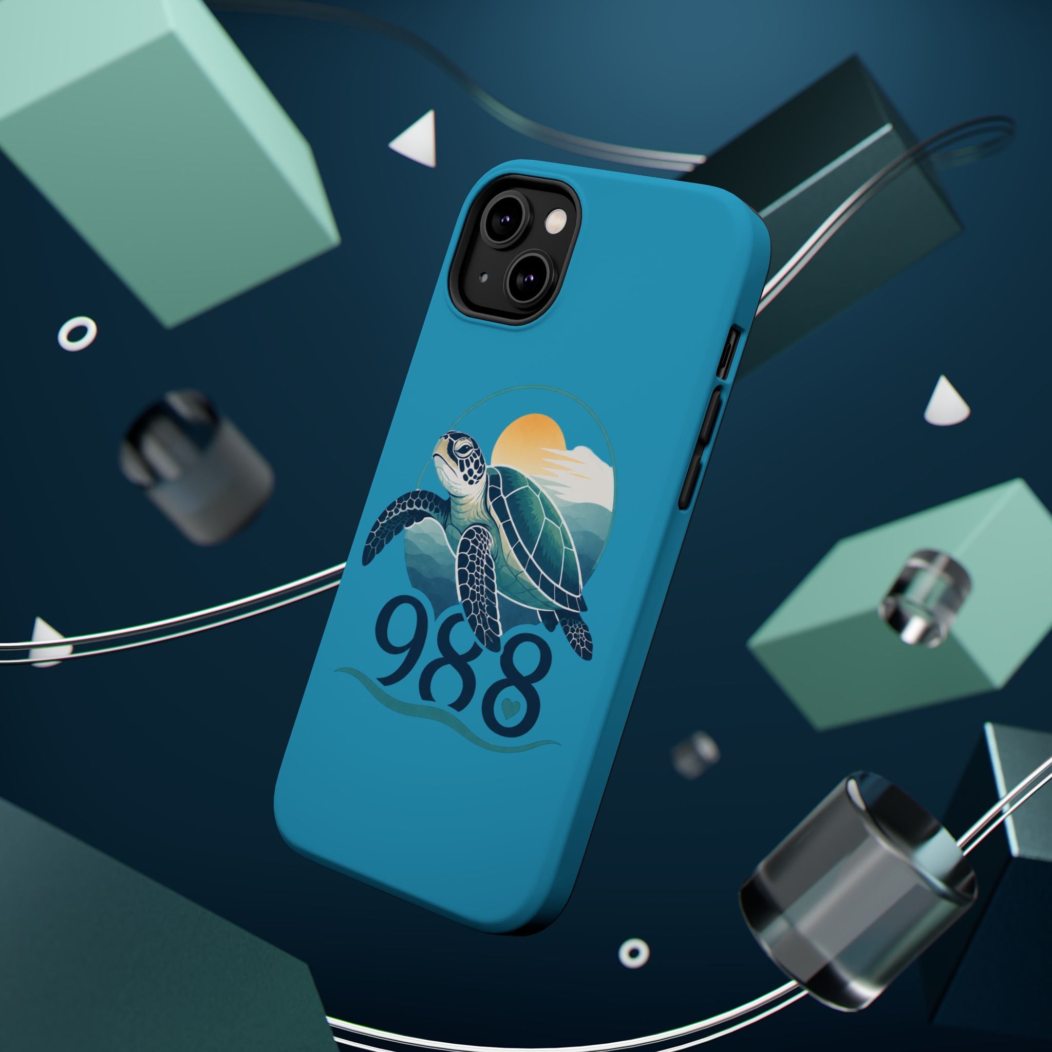 988 Sea Turtle Magnetic Impact-Resistant Cases