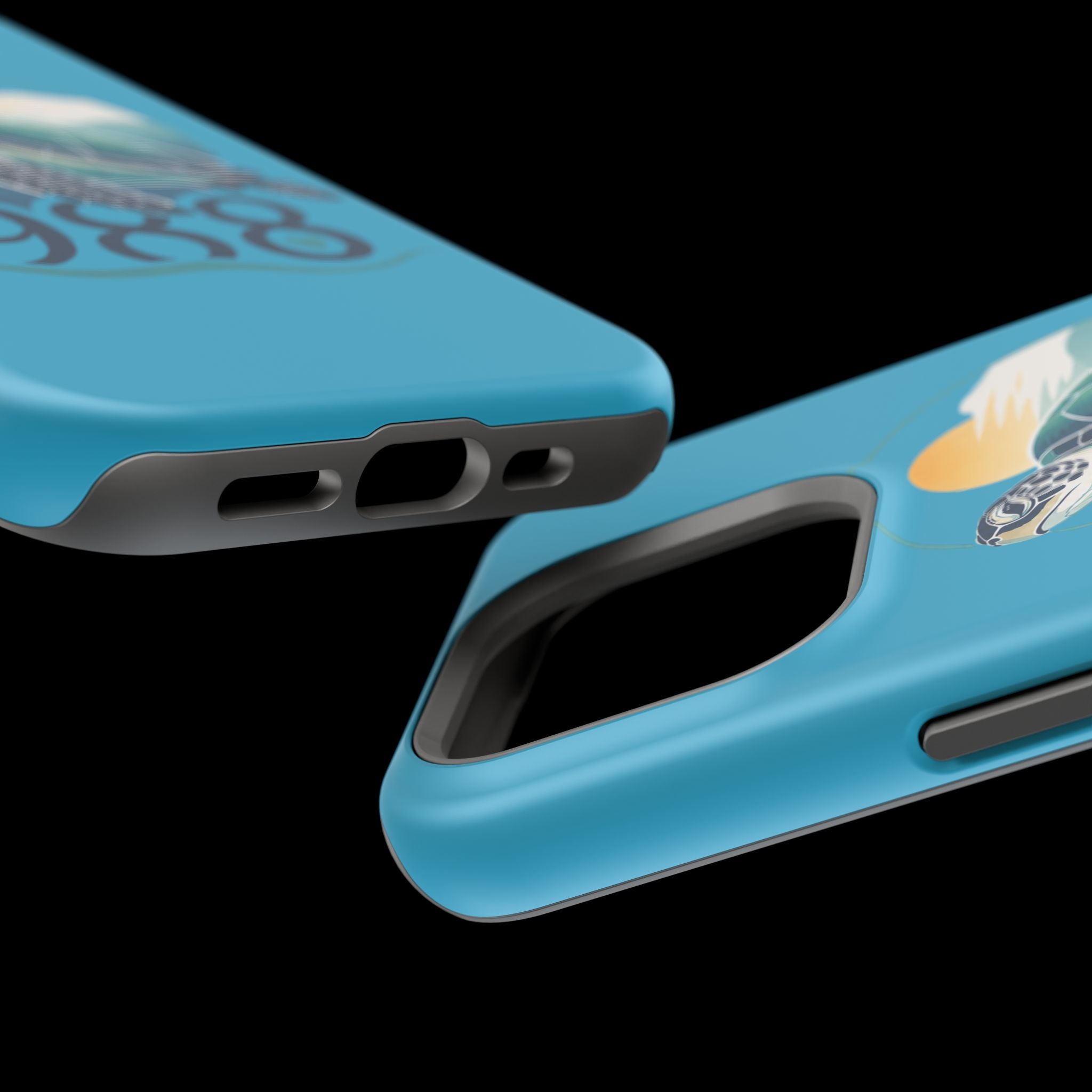 988 Sea Turtle Magnetic Impact-Resistant Cases