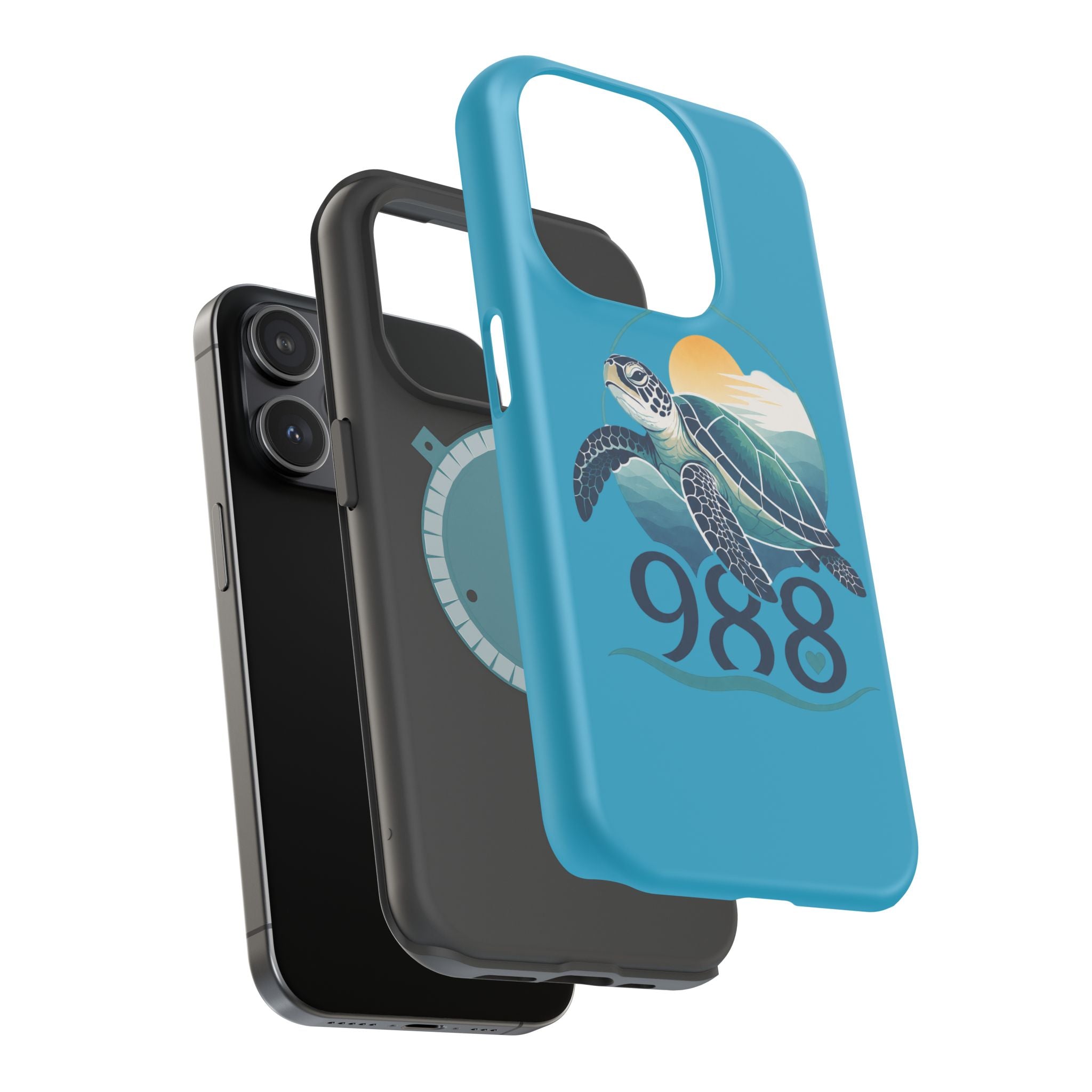 988 Sea Turtle Magnetic Impact-Resistant Cases